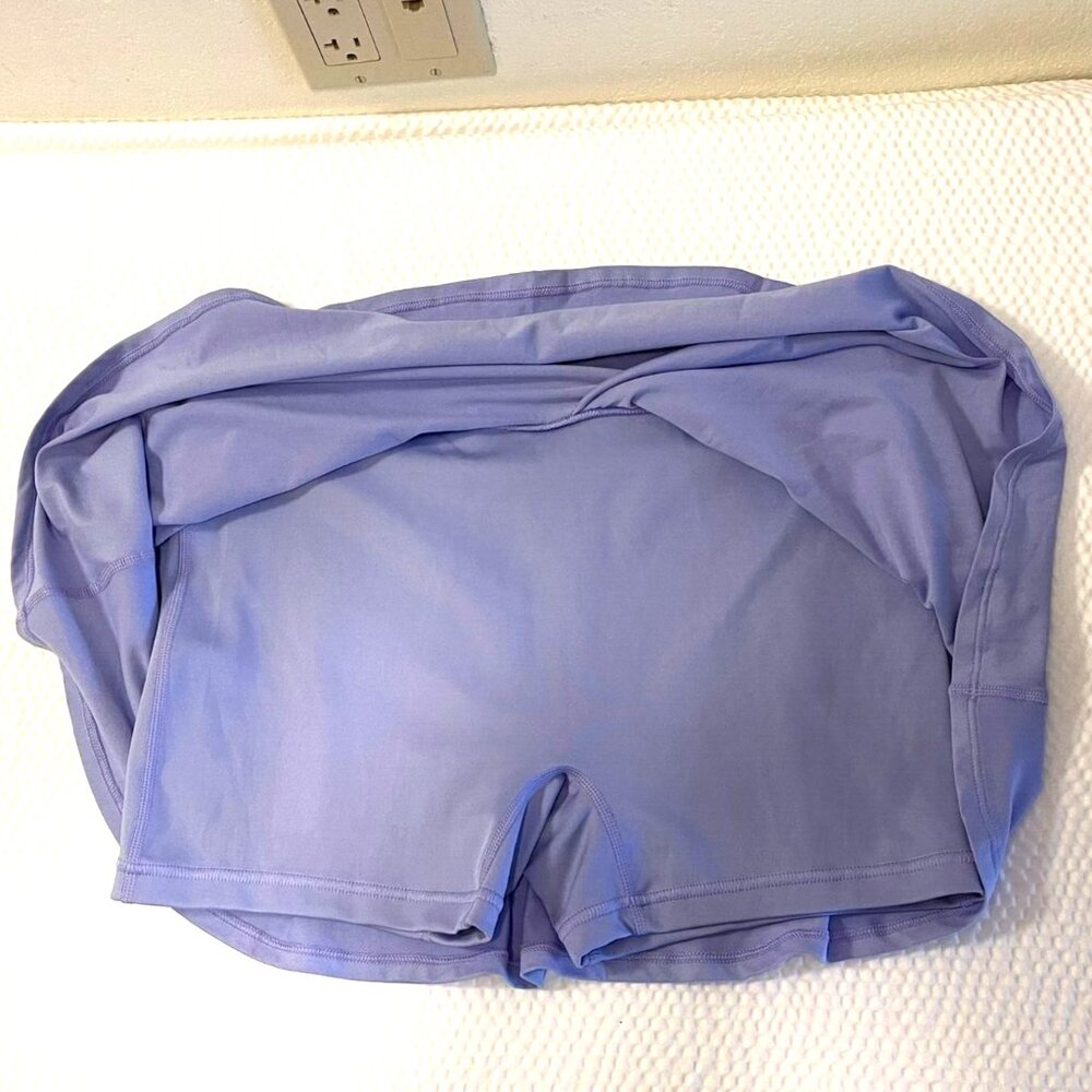 NIKE Court Women's Dri-FIT Tennis Active Sport Skirt Purple Size L Performance - Picture 3 of 9